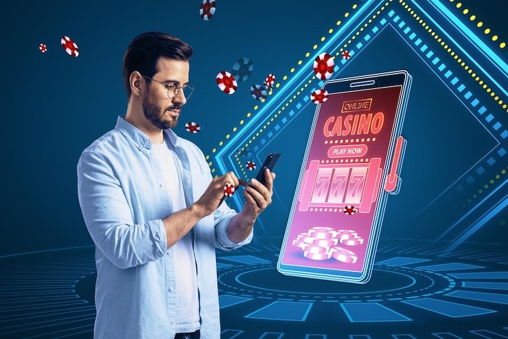 Treasures Aztec slot game interface showing Aztec-themed symbols and active paylines